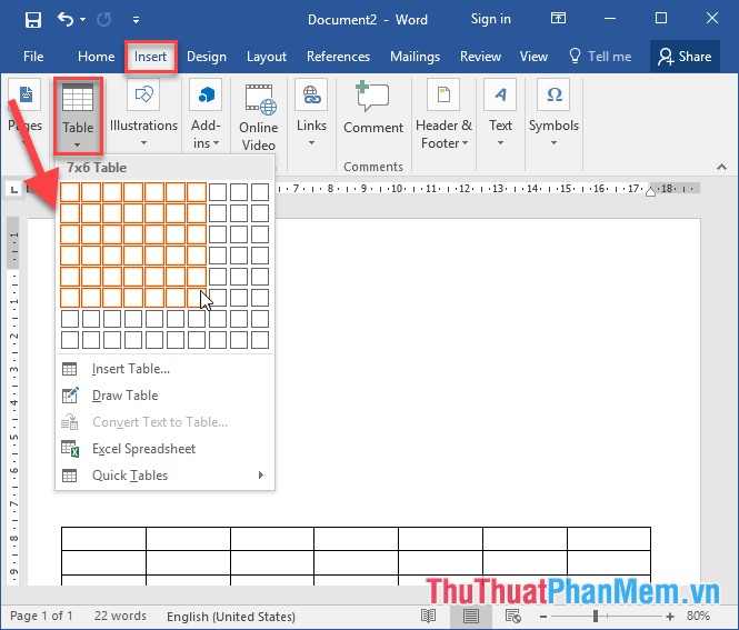 Guide to Creating, Editing, and Deleting Rows and Columns in Word 2016 ...