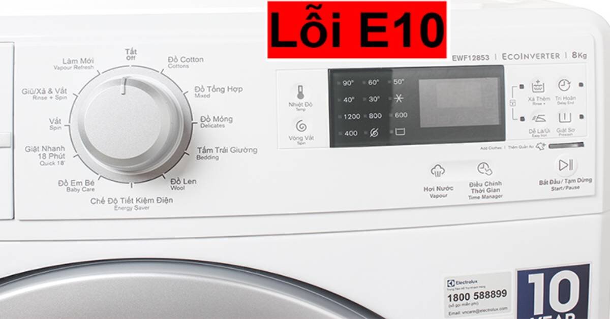 Troubleshooting E10 Error On Electrolux Washing Machine Minprice Vn