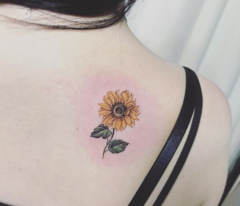 Sunflower Tattoo Meaning - Popular Sunflower Tattoo Ideas for Women and Men  | Sunflower tattoo, Sunflower tattoo shoulder, Sunflower tattoos
