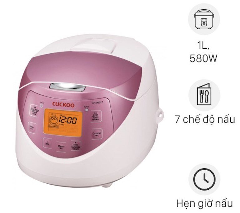 Detailed Review of the Cuckoo CR0631F Electric Rice Cooker Mytour.vn