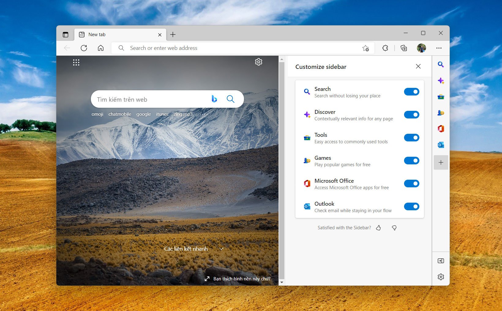 Microsoft Edge trình bày thanh sidebar mới, giúp bạn nhanh chóng truy ...