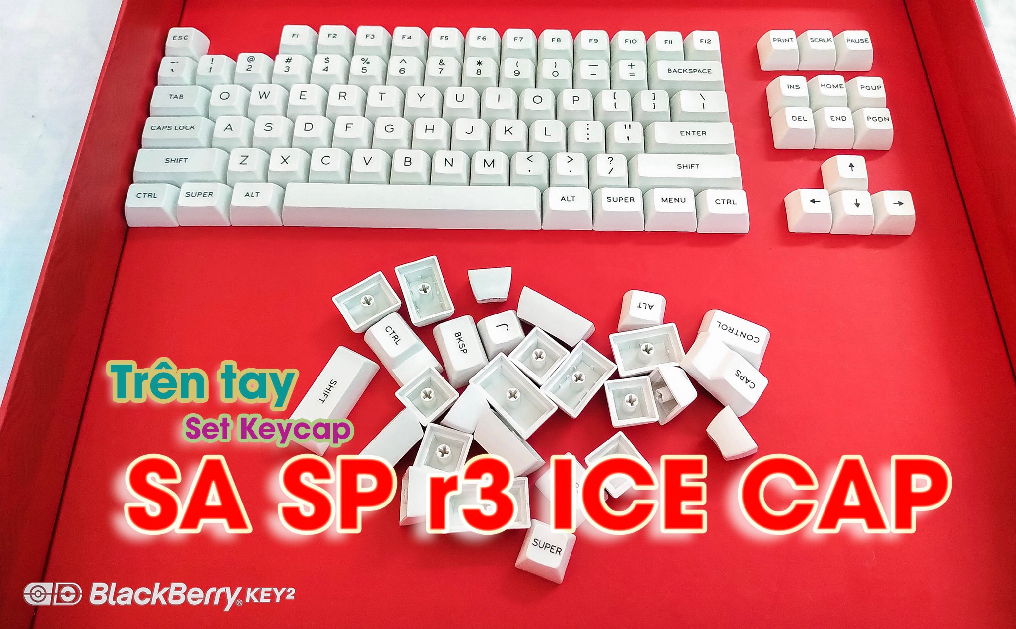 Trải nghiệm với bộ keycap SA SP all r3 Ice Cap: tuyệt vời, hiếm có ...