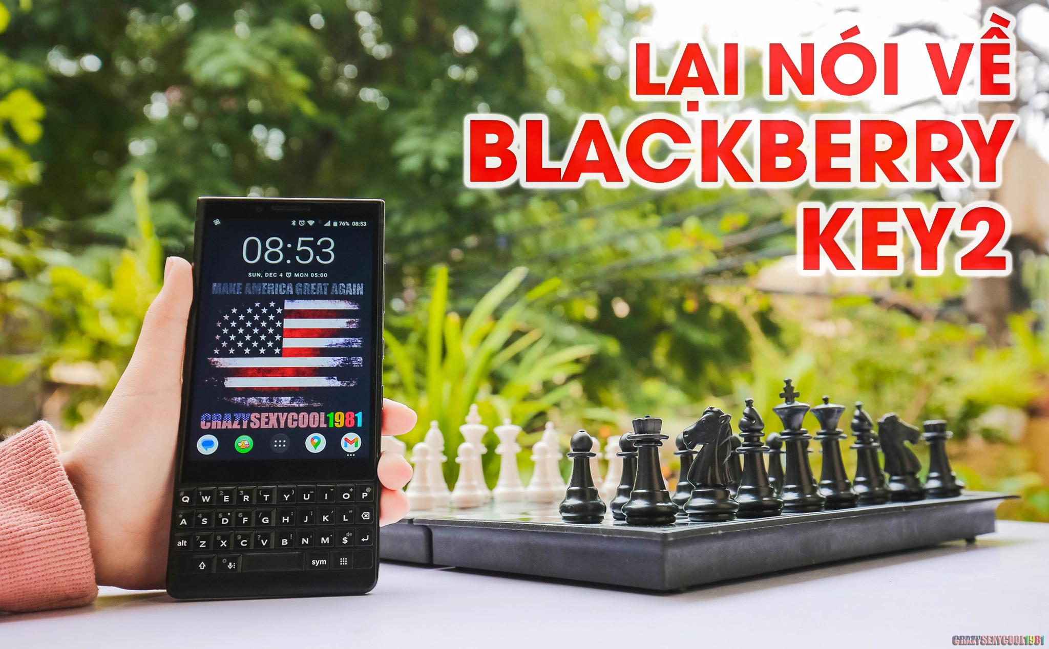 Điện thoại BlackBerry KEY2 Black New Fullbox mới 100% hàng chính hãng xách  tay giá rẻ