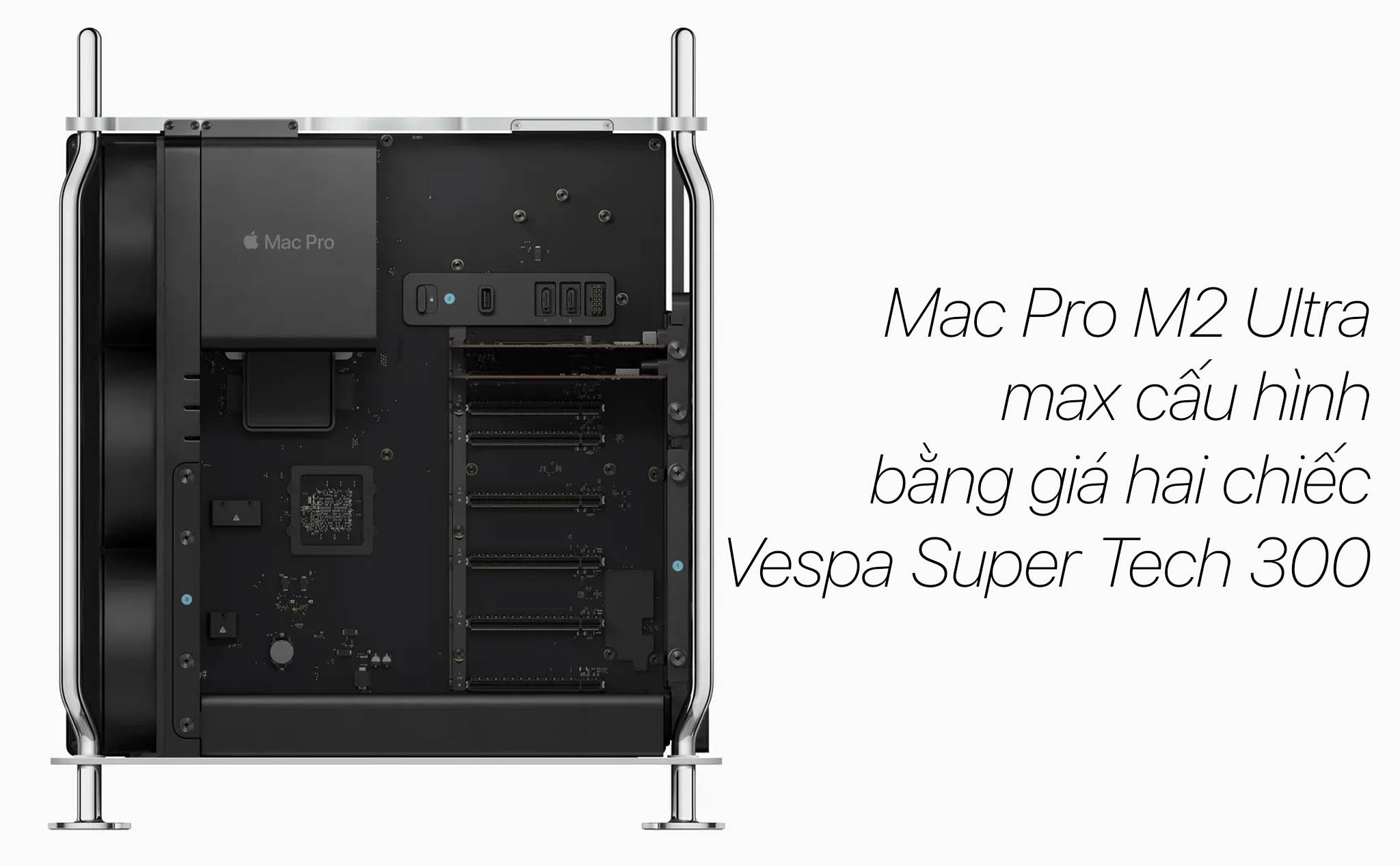 Mac Pro M2 Ultra phiên bản siêu đỉnh có giá là 326.516.000 Đồng, chỉ ...