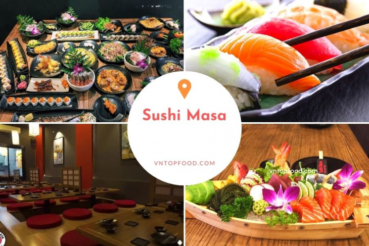 Recent popular sushi restaurants with authentic Japanese taste - Mytour