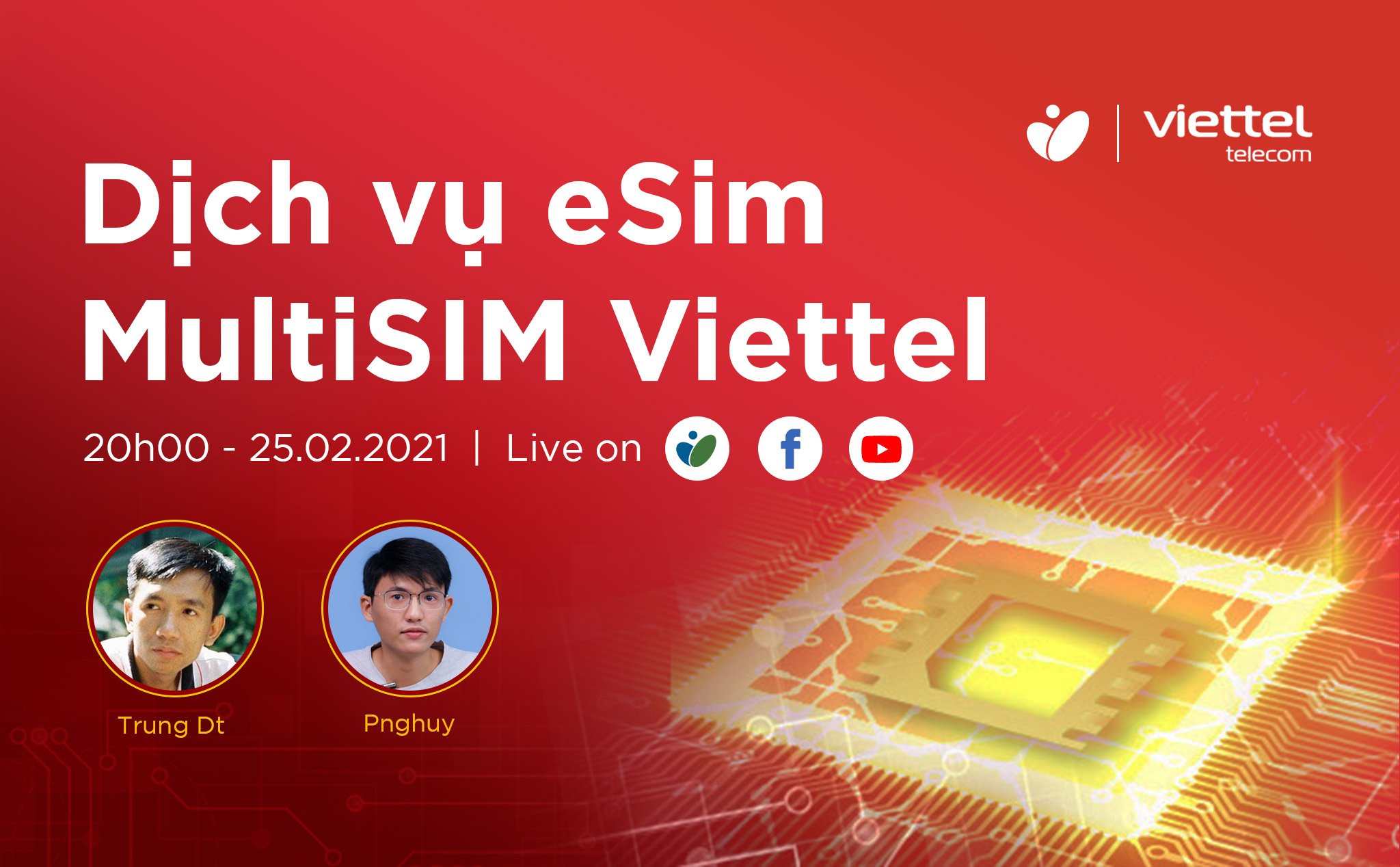 Mời bạn đến tham gia buổi trình diễn trực tiếp về eSIM và MultiSIM của ...