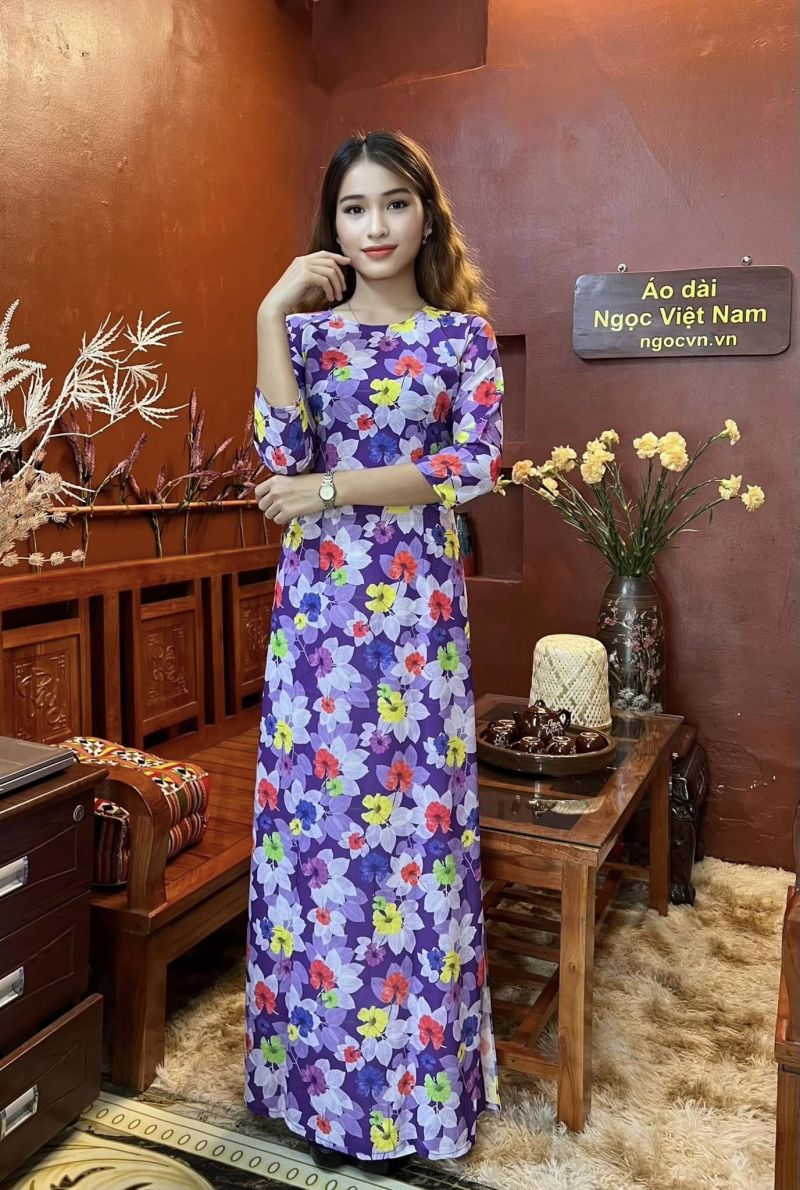 NGOCVN - Ao Dai Vietnam – Traditional Vietnamese Long Dress