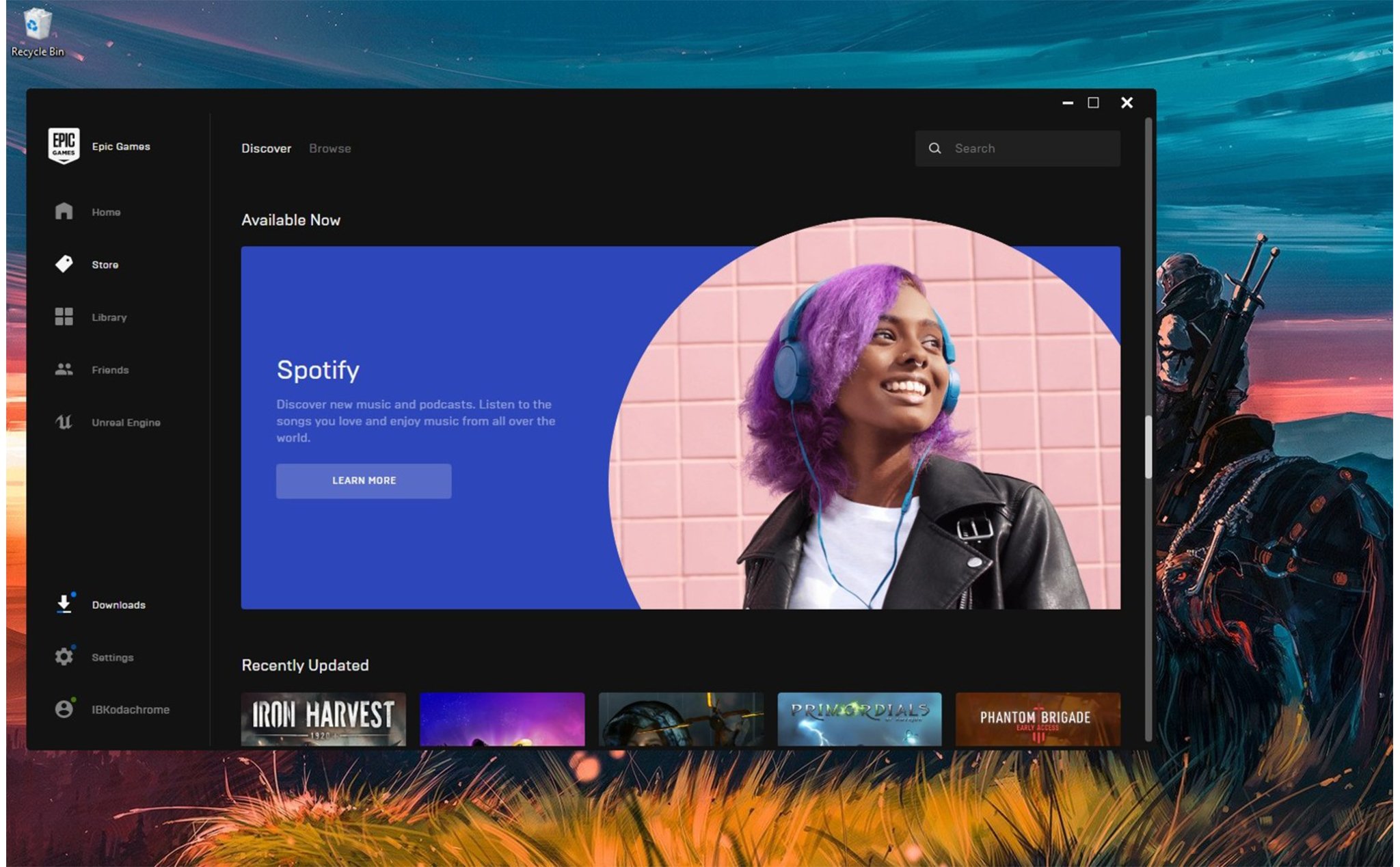 Spotify chính thức có mặt trên Epic Games Store, mở rộng sự hợp tác ...