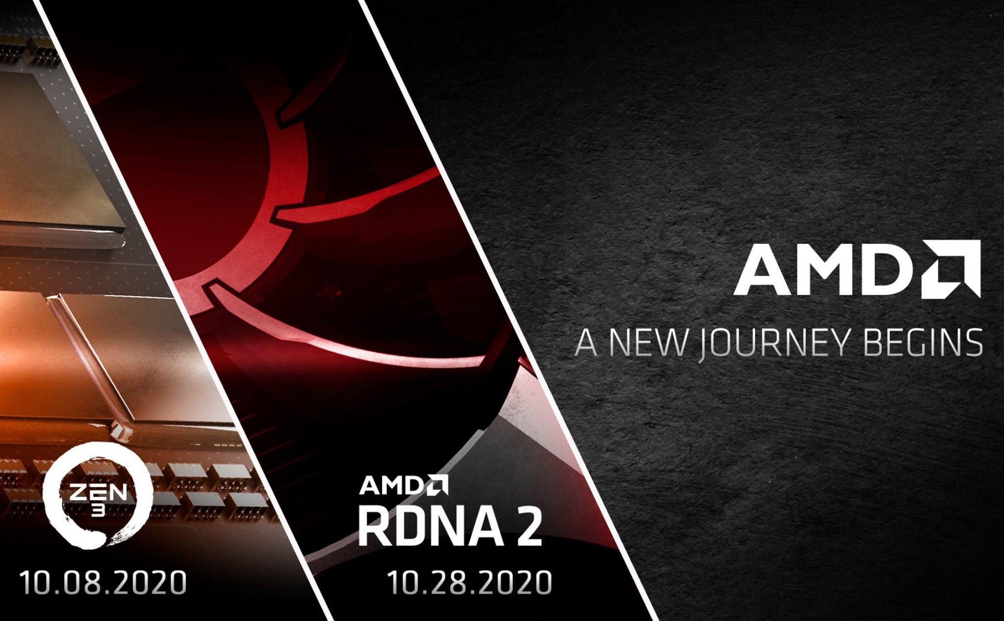 AMD ra mắt CPU Zen 3 vào ngày 8/10 và card đồ họa RDNA 2 vào ngày 28/10