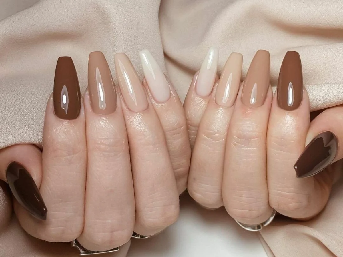 Buy brown Nails for Women by Faces Canada Online | Ajio.com