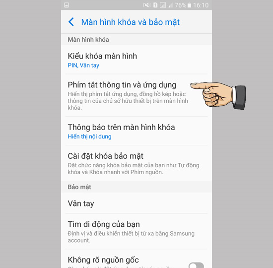Turning off the lock screen camera icon on Samsung J7 Prime Mytour