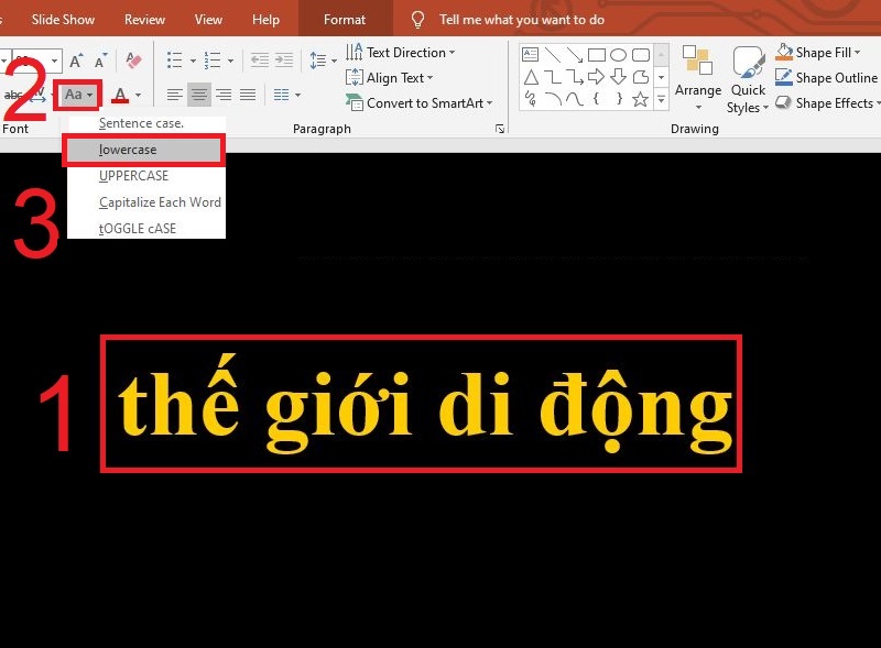 How to Convert Uppercase to Lowercase and Vice Versa in PowerPoint Mytour