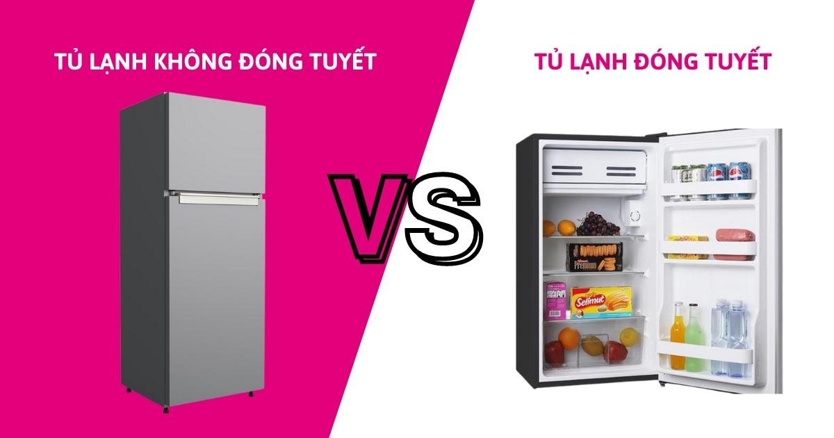 What are the differences between frostfree and manual defrost