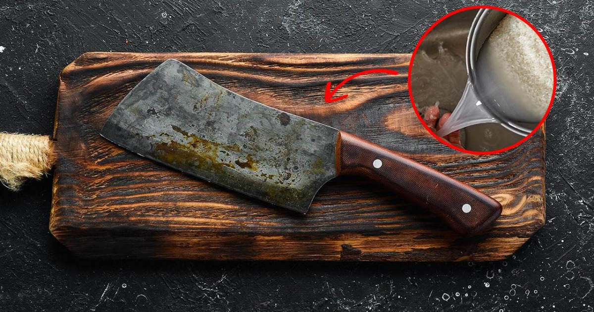 Secrets to effectively and simply clean rust stains on knives
