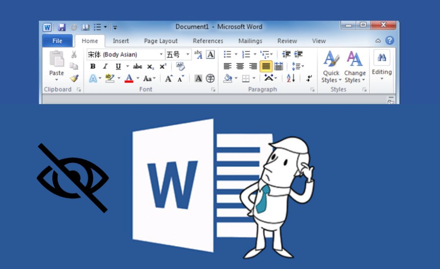 How to Quickly Restore Missing Toolbar in Word