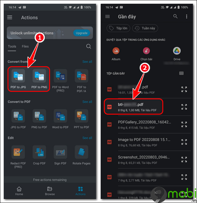 Converting pdf to high quality images on your phone made easy