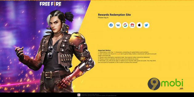 Compilation of Free Fire Redeem Codes for May 2021