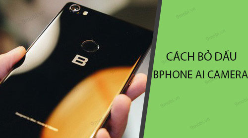 Removing Bphone Ai Camera watermark from photos taken with BPhone 3
