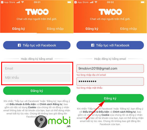 Guide to Creating a Twoo Account on Android, iPhone