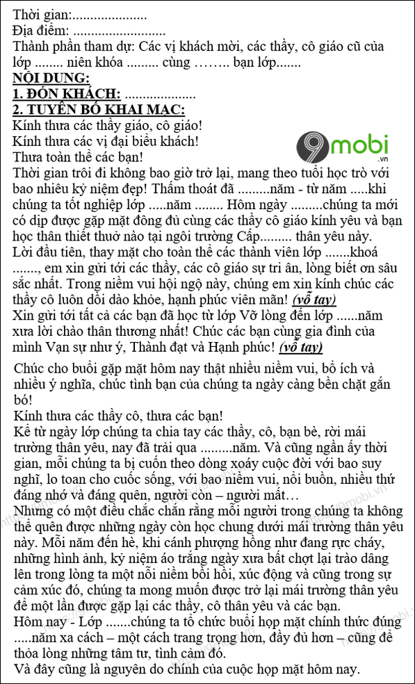 The Ultimate Class Reunion Program Template for 2023