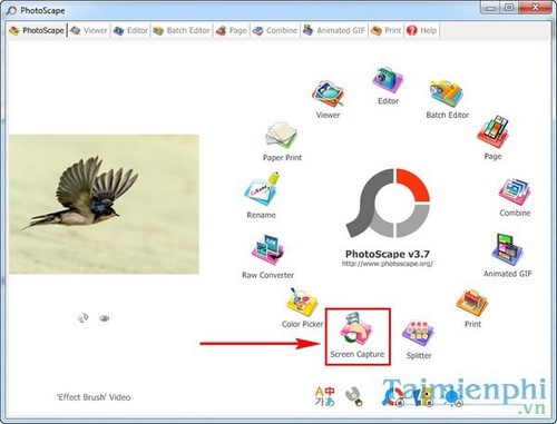 Capturing Computer Screen with PhotoScape
