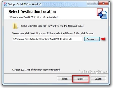 Guidelines for downloading and installing PDF to Word Converter for ...