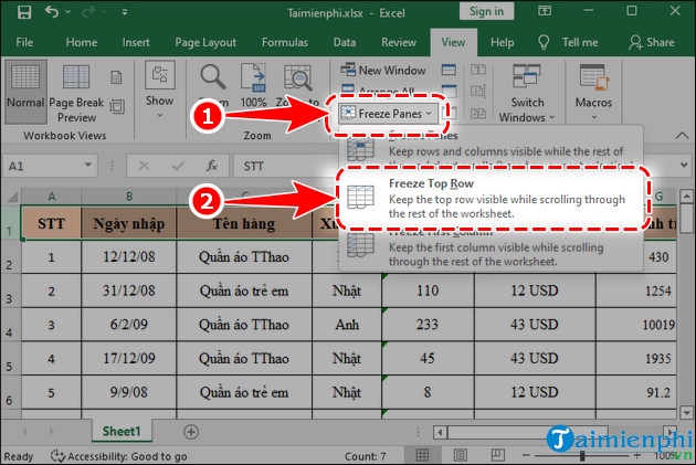 the-simplest-way-to-fix-rows-in-excel-2016