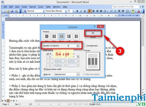 Cách Chia Cột Trong Word 2003 - Hướng Dẫn Chi Tiết Và Dễ Hiểu