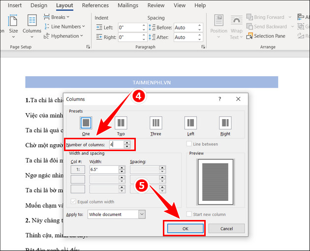 How to Divide Text into Multiple Columns in Word, Splitting Columns ...