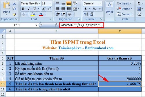 Unlocking the Potential of ISPMT in Excel, Calculating Interest within ...