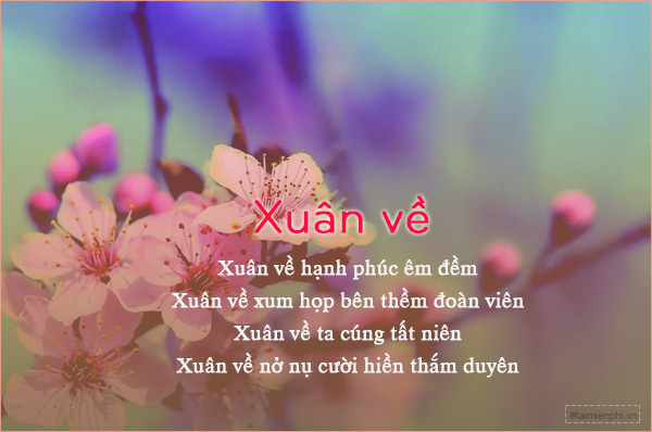 2 Câu Thơ Về Mùa Xuân - Những Vần Thơ Đón Tết Ngập Tràn Sắc Xuân