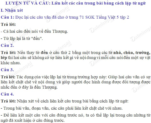 Bài Tập Về Liên Kết Câu Lớp 5: Tổng Hợp Bài Tập, Phương Pháp, Và Lời Giải Chi Tiết