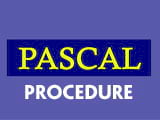 Procedures in Pascal: Definition and Declaration