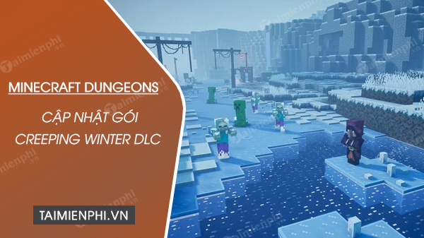 The chilling DLC 'Minecraft Dungeons: Creeping Winter' has been unleashed!