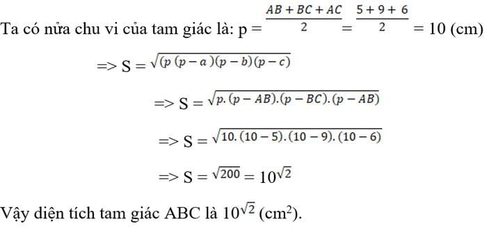 Công Thức Heron Tính Diện Tích Tam Giác: Hướng Dẫn Chi Tiết & Ứng Dụng Thực Tế