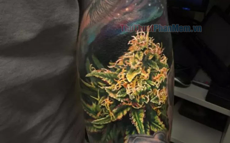 Weed tattoos: infusing traditional body art