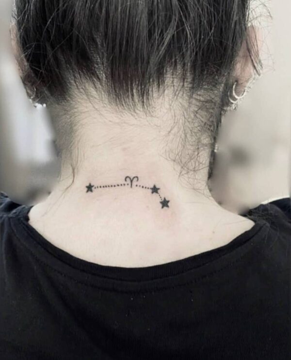Constellation Aries And Cancer Waterproof Temporary Tattoo Sticker Henna  Tatoo Body Sticker Fake Tattoo The Flash Tatuajes - AliExpress