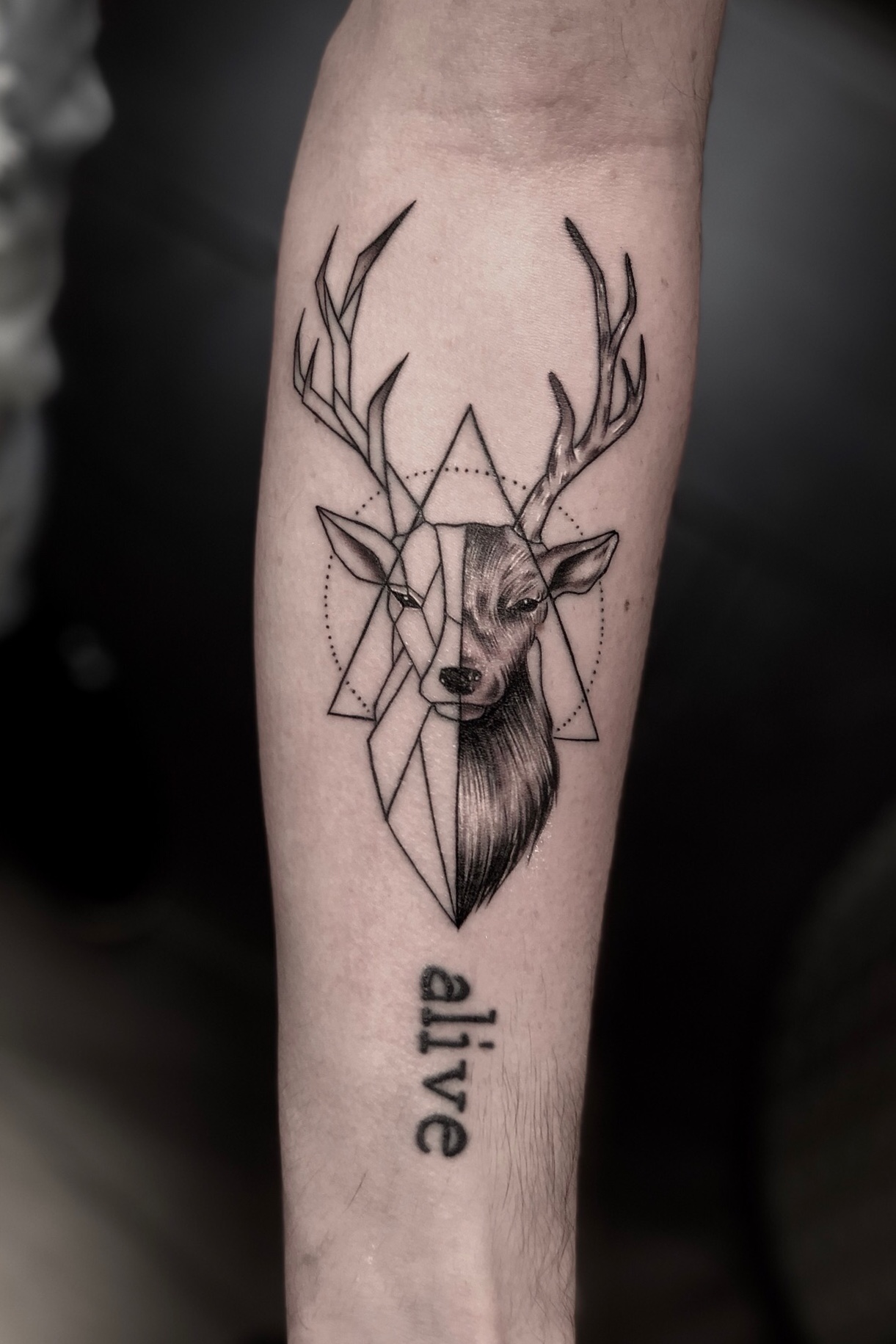Hook Up Tattoos Deer In Roses — Frends Beauty