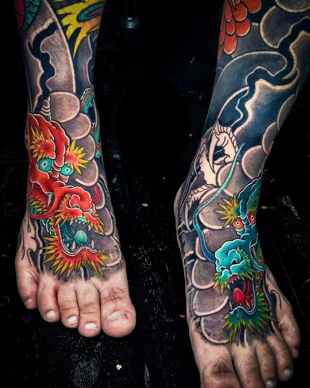 Tattoo uploaded by Erik Vašik • #samurai #redmoon #calftattoo #leg •  Tattoodo