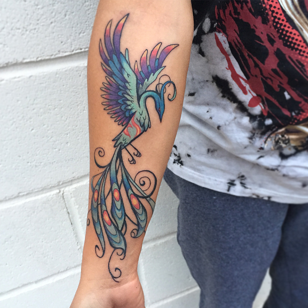 Explore the Most Beautiful Phoenix Fire Tattoos