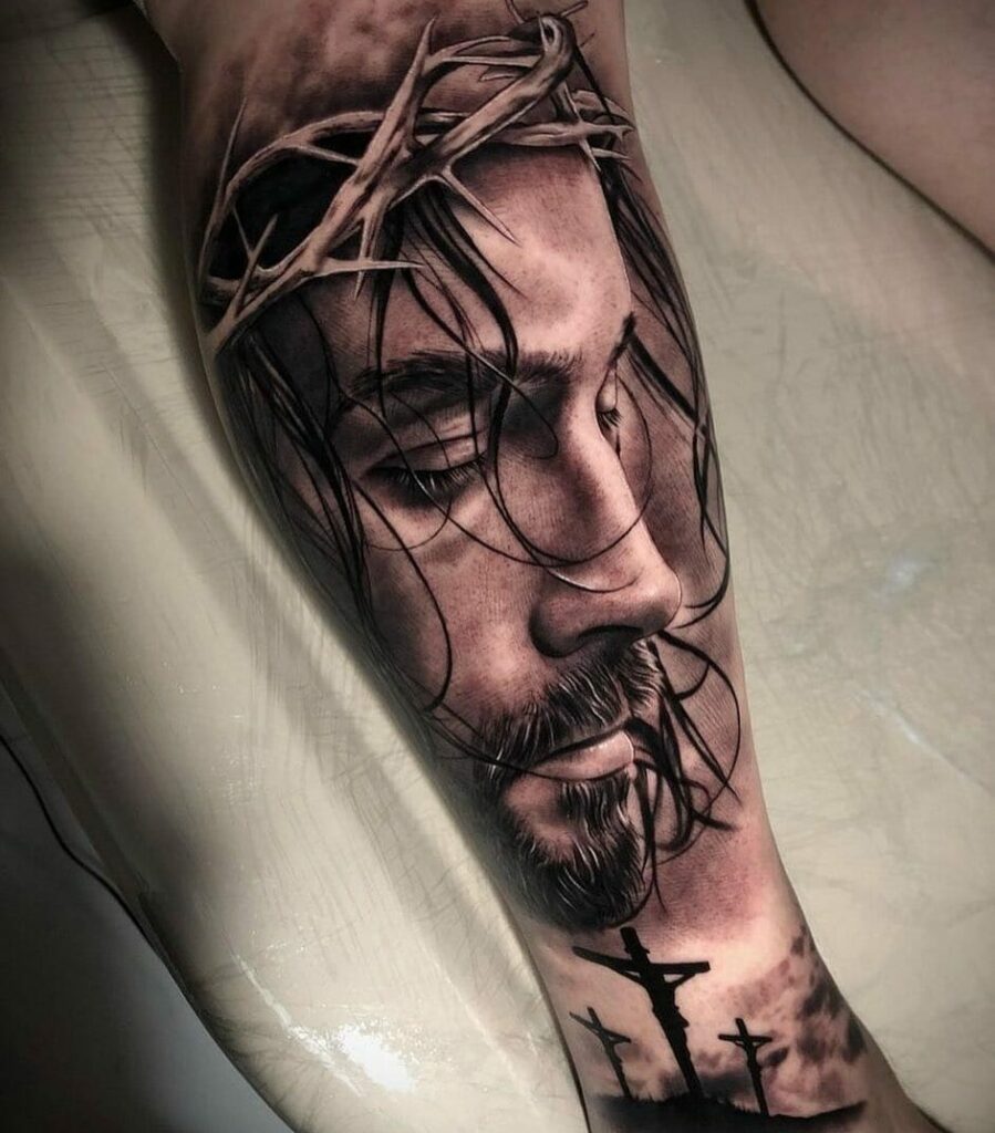 Jesus Tattoo Design by Brad-Rayner-Designs on DeviantArt
