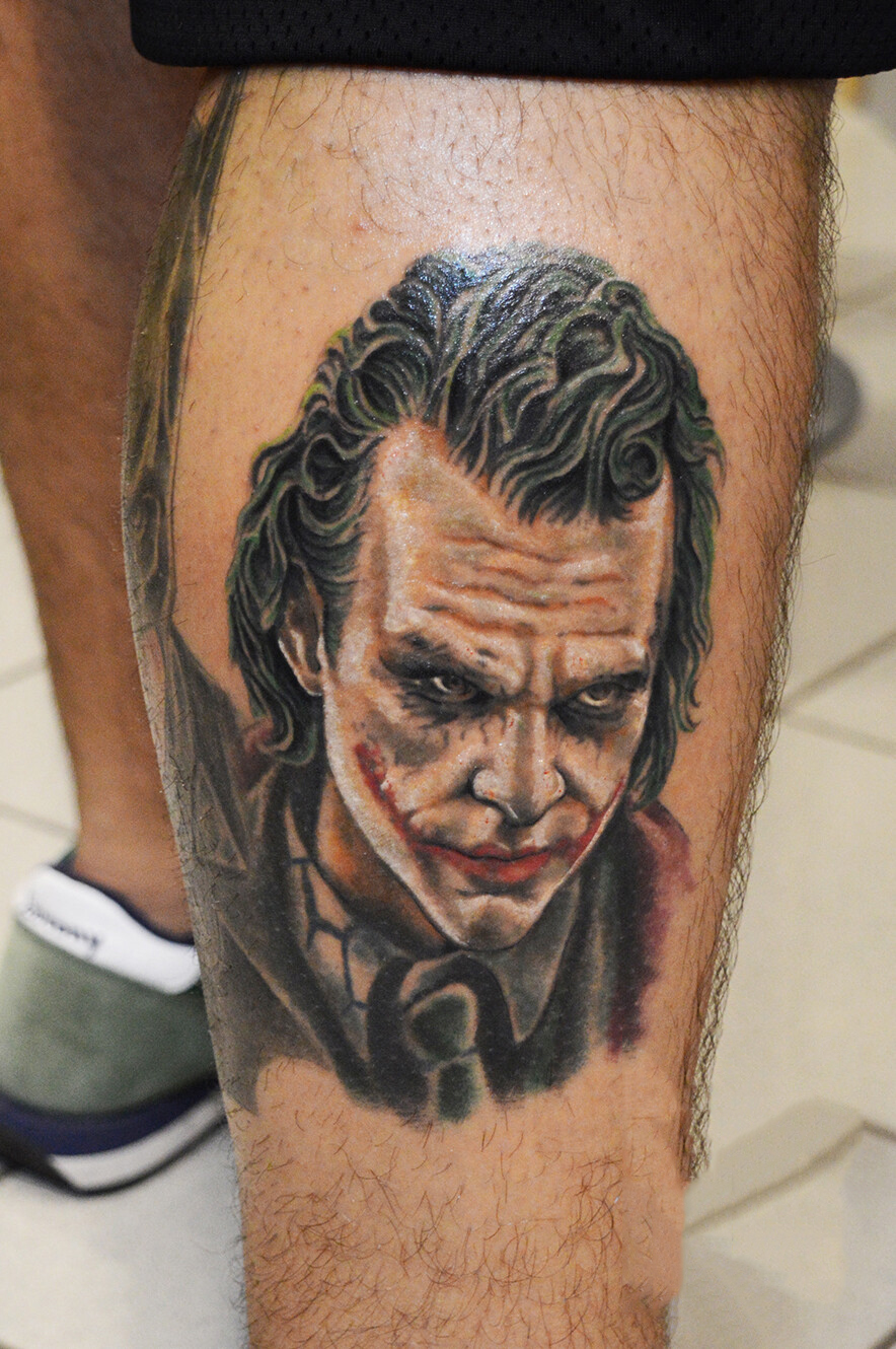 Joker Tattoo Png - Transparent Joker Tattoos Png, Png Download - vhv
