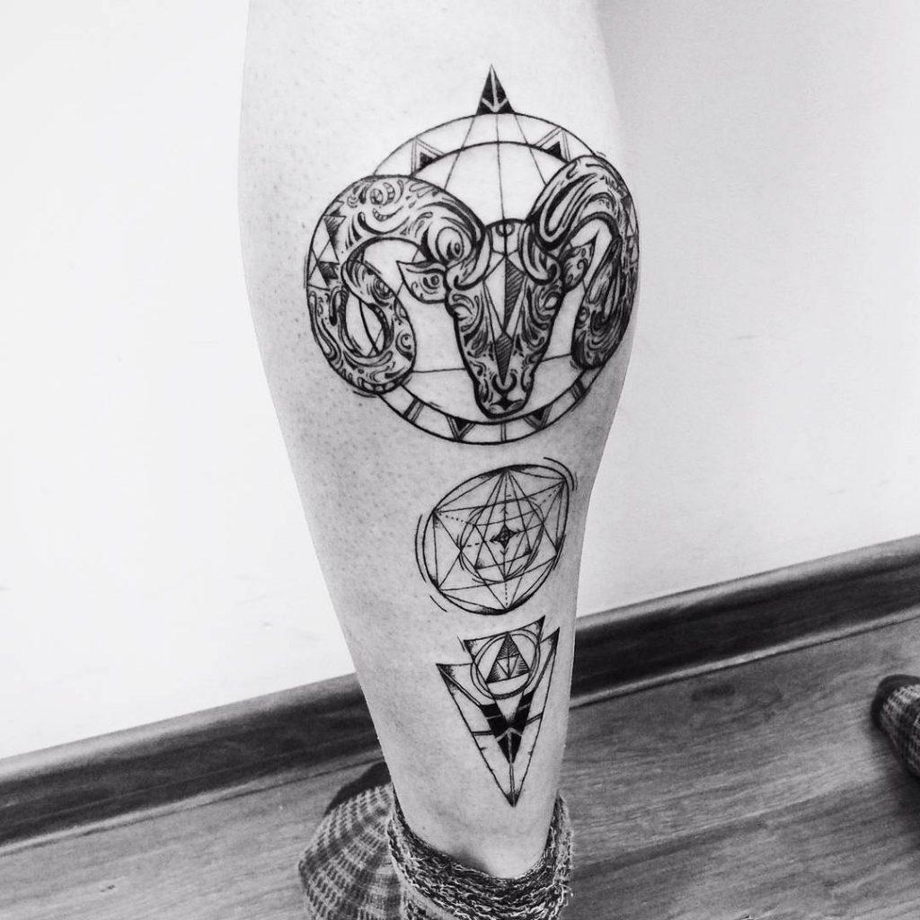 Captivating Aries zodiac tattoo designs & their profound meanings