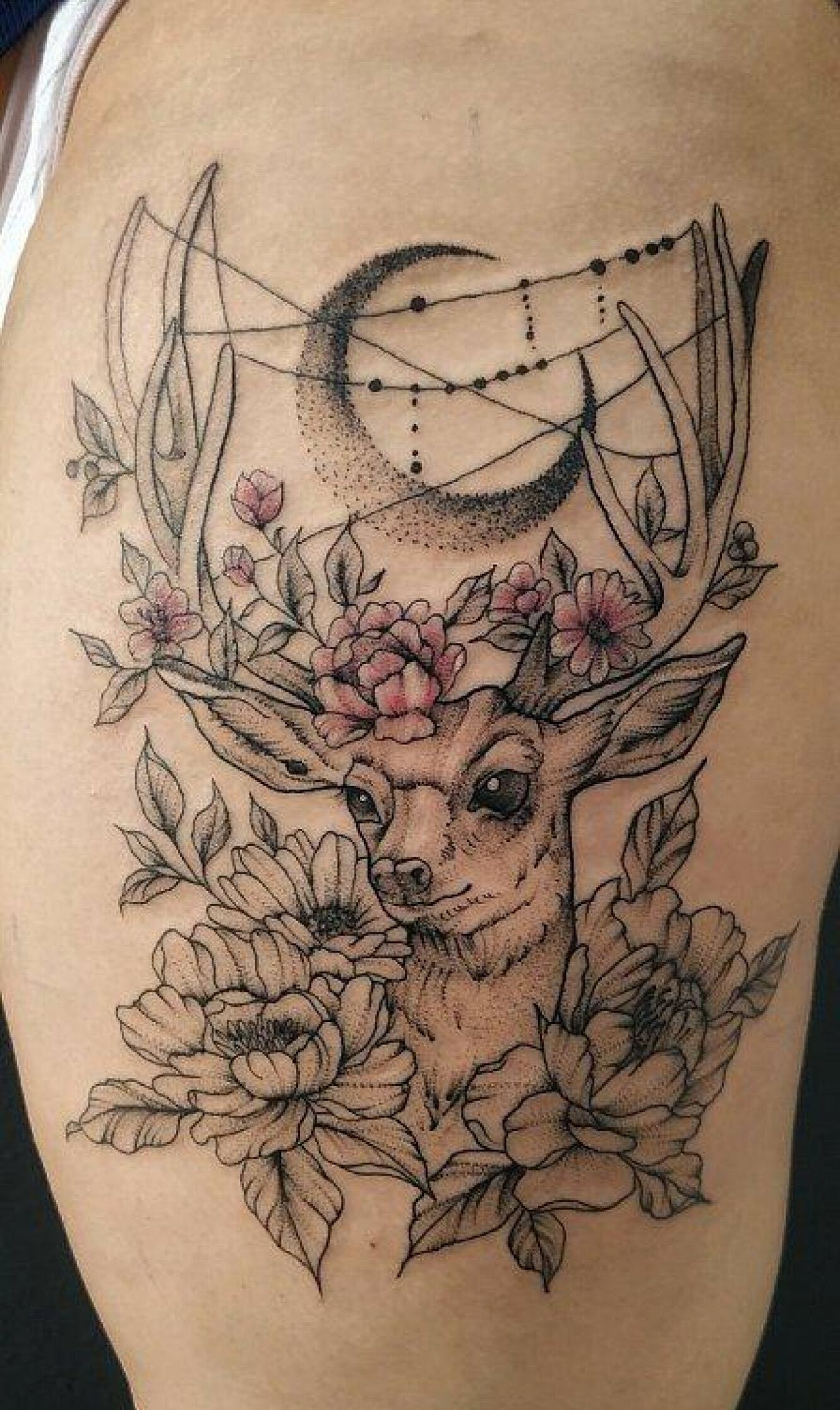 Thigh Tattoo | Jeremy Brown - TrueArtists