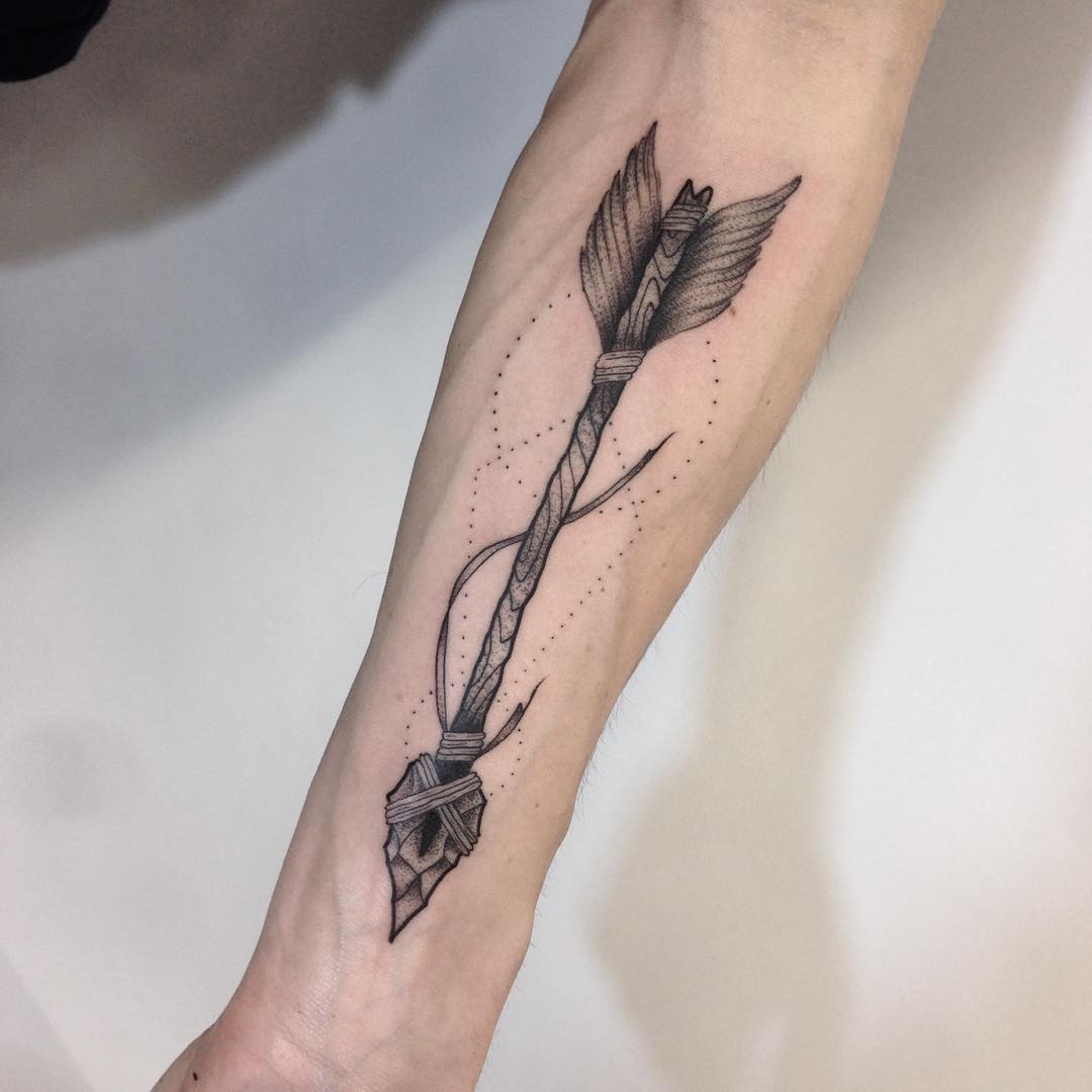 Got my first tattoo! The Arrow done by Lauren at The Pittsburgh Tattoo  Studio : r/tattoo