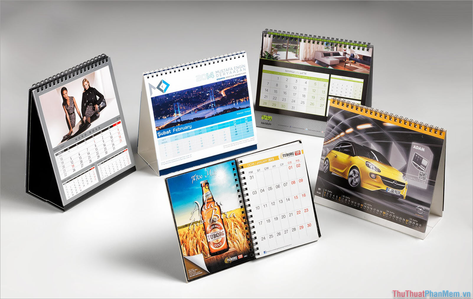 Standard and Common Desk Calendar Sizes