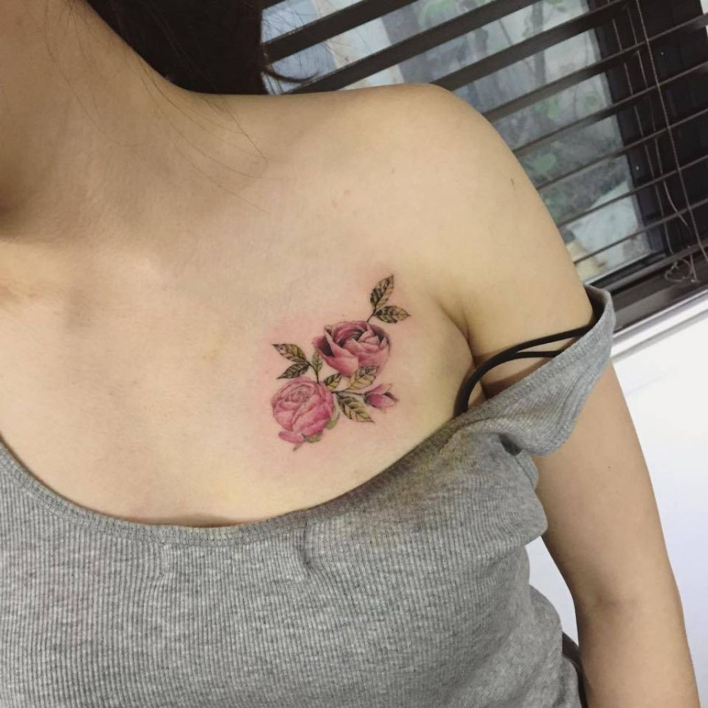 front shoulder tattoos for girls - YouTube