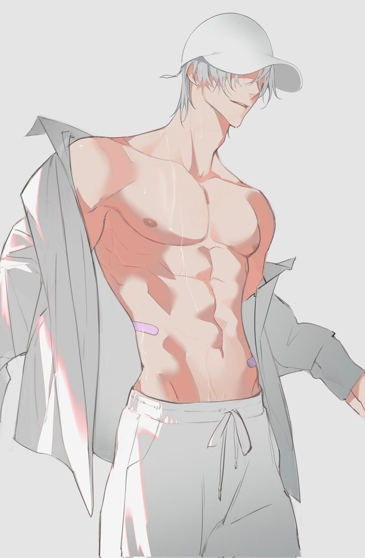 Stunning Images of Handsome Anime Men with Six-Pack Abs