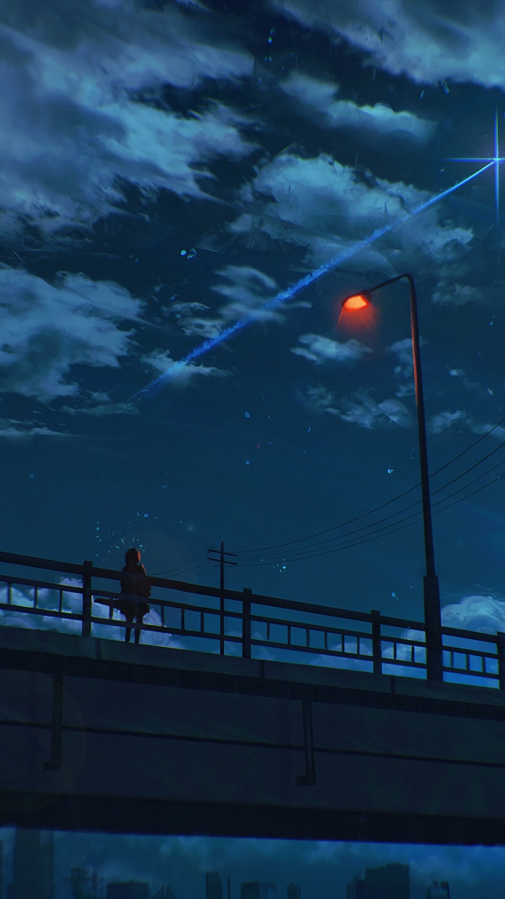 Gorgeous Anime Night Sky Pictures