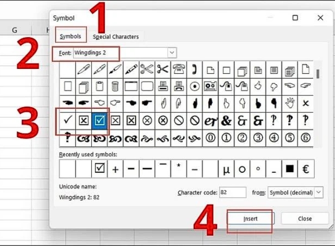 Khám phá bí quyết đánh dấu tích nhanh trong Excel